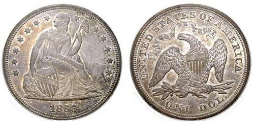 Seated Liberty Dollar